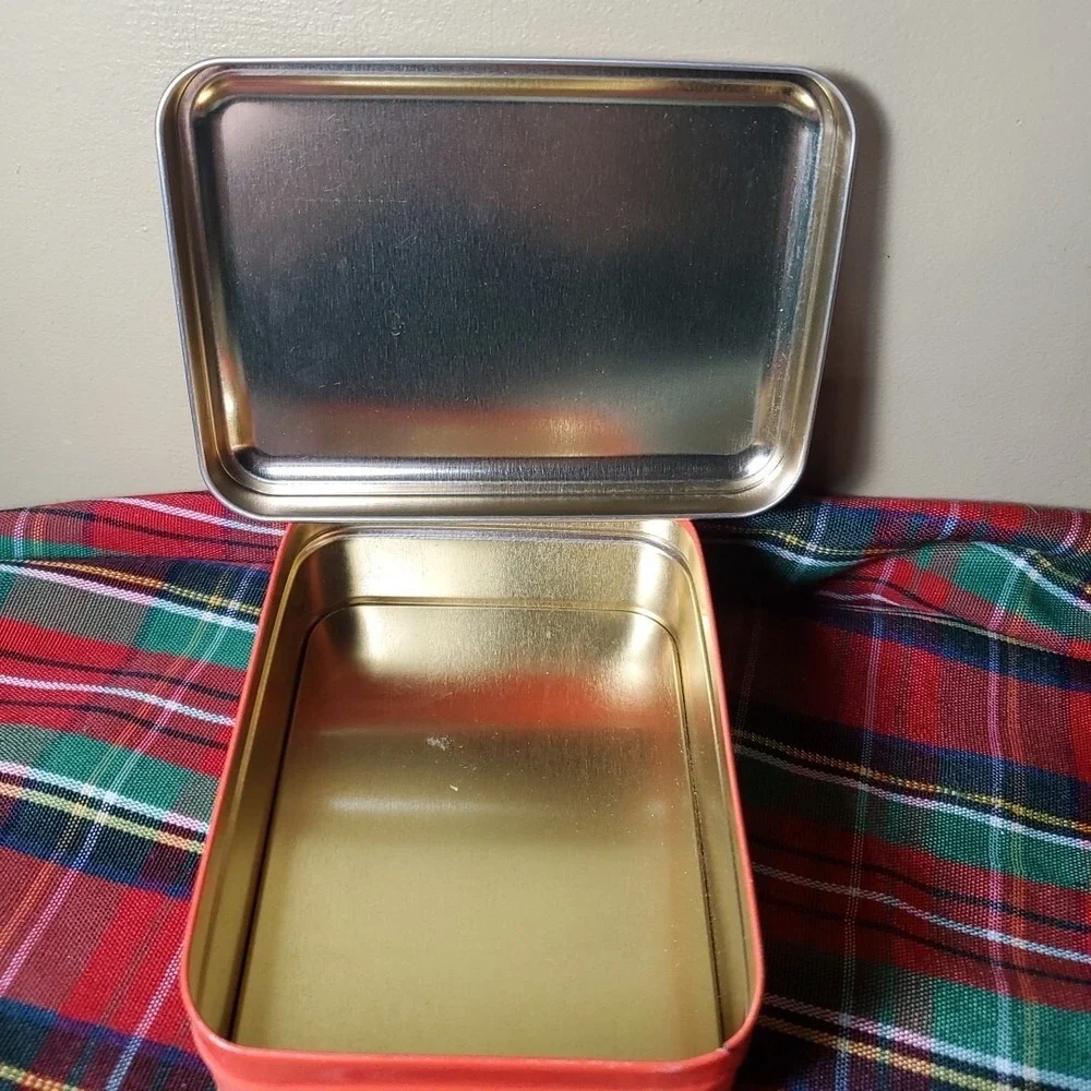 Kodak OS Memories Collection Holiday Commemorative Tin Red 1994 Vintage